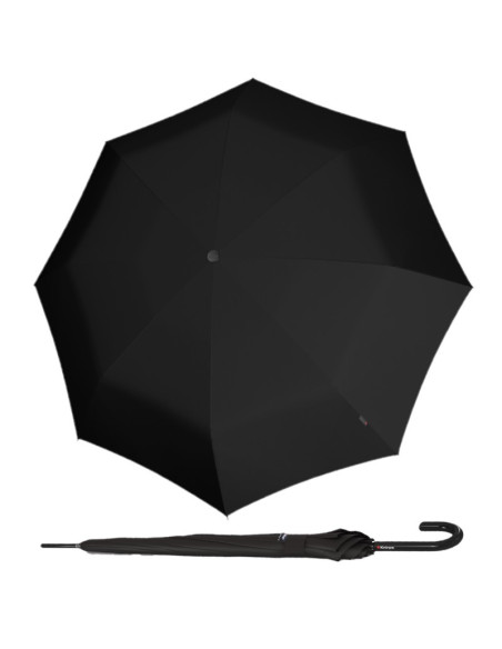 Knirps A.760 2Stick black | Holový vystreľovací dáždnik | Doppler