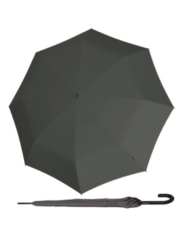 Knirps A.760 Stick dark grey| Holový vystreľovací dáždnik | Doppler