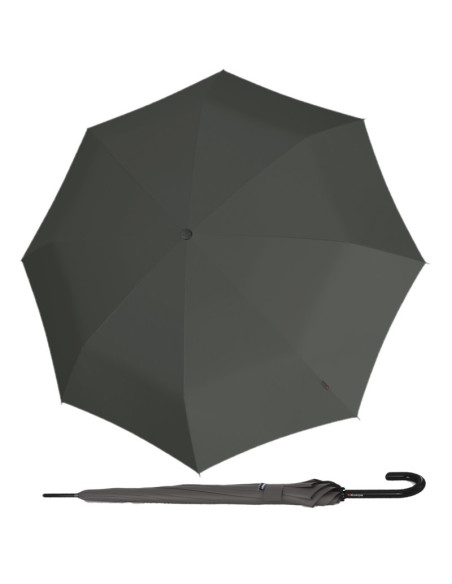 Knirps A.760 Stick dark grey| Holový vystreľovací dáždnik | Doppler