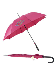 Long Flex AC Kiss Pink UV Protection- dámsky holový vystreľovací dáždnik