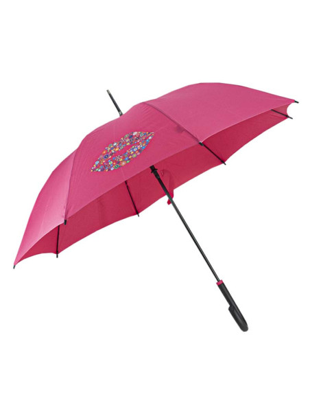 Long Flex AC Kiss Pink UV Protection- dámsky holový vystreľovací dáždnik