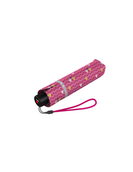 Knirps Rookie Triple Pink Reflective  lehký  | skladací dáždnik | Doppler