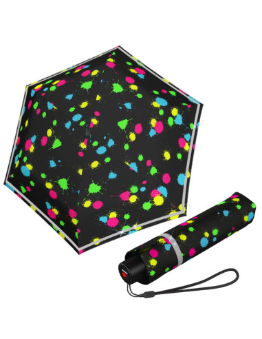 Knirps Rookie Bubble Pust  Reflective lehký  | skladací mini-dáždnik | Doppler