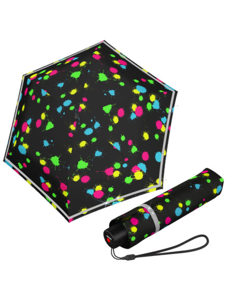 Knirps Rookie Bubble Pust  Reflective lehký  | skladací mini-dáždnik | Doppler