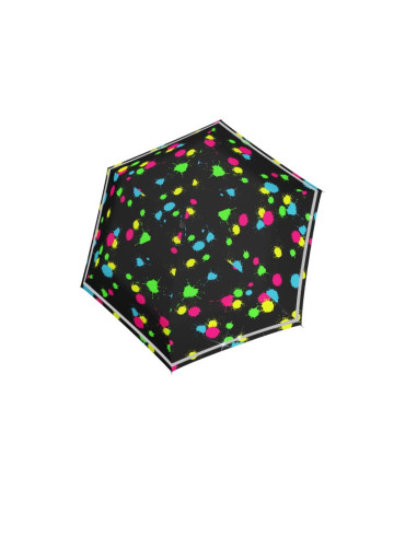 Knirps Rookie Bubble Pust  Reflective lehký  | skladací mini-dáždnik | Doppler