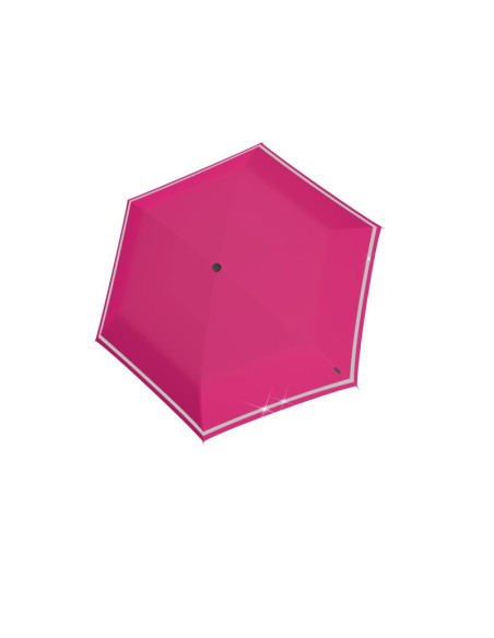 Knirps Rookie Flamingo  Reflective lehký  | skladací mini-dáždnik | Doppler