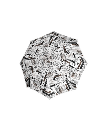 Fiber Magic Scribble White | Dámsky skladací dáždnik | Doppler