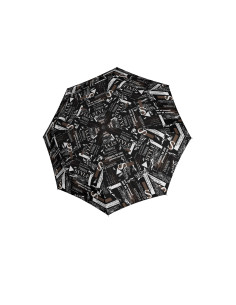 Fiber Magic Scribble Black | Dámsky skladací dáždnik | Doppler 2