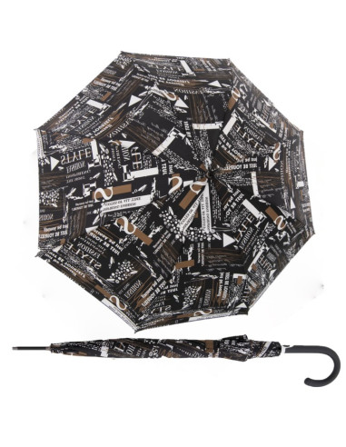 Fiber Flex AC Scribble Black | Dámsky skladací dáždnik | Doppler