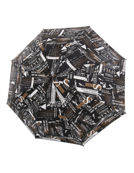 Fiber Flex AC Scribble Black | Dámsky skladací dáždnik | Doppler
