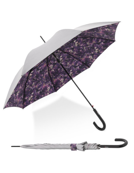 Knirps Feel Purple | Holový vystreľovací dáždnik | Doppler