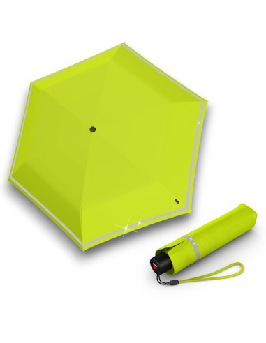 Knirps Lime Reflective Reflective | skladací dáždnik | Doppler