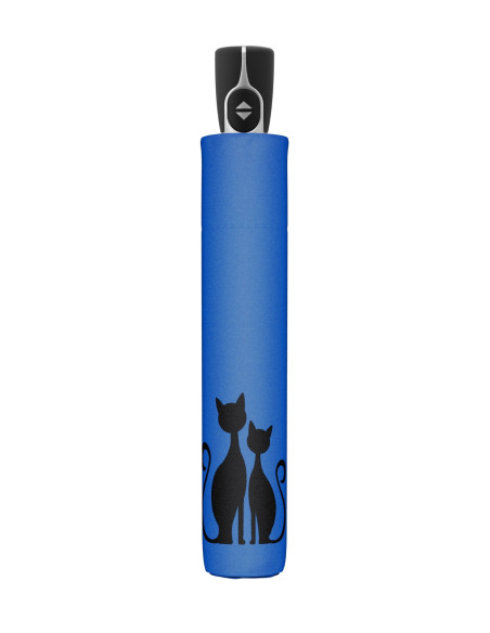 Fiber Magic Cats Blue | Dámsky automatický dáždnik | Doppler
