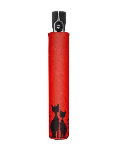 Fiber Magic Cats Red | Dámsky automatický dáždnik | Doppler