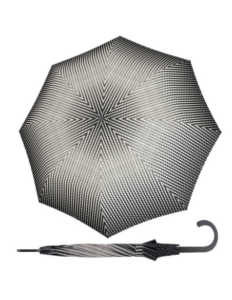 Fiber Flex AC Black&White | Dámsky holový dáždnik | Doppler
