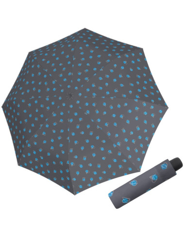 Hit Mini Candy Blue | Dámsky skladací dáždnik | Doppler