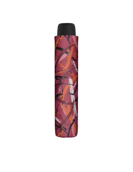 Hit Mini Moving Lines Red Dámsky skladací dáždnik | Doppler