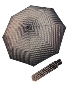 Fiber Mini Black White | Dámsky skladací dáždnik | Doppler