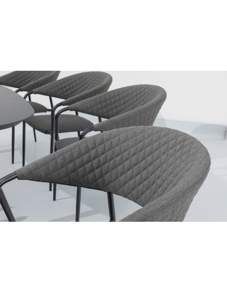 Melia LIKA-TEX® Sivé | Luxusné záhradné kreslo | Doppler