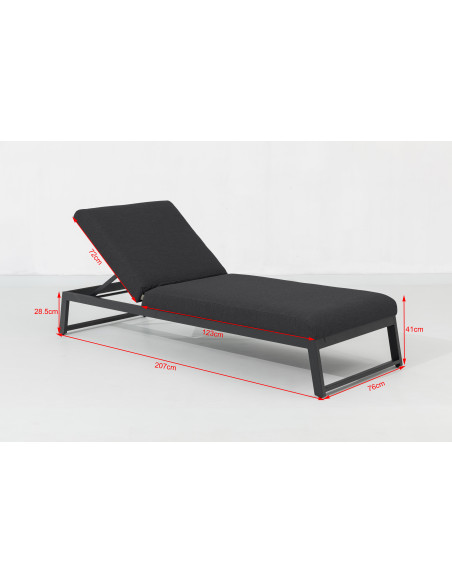 Melia LIKA-TEX® | Luxusná záhradná lehátko | Doppler