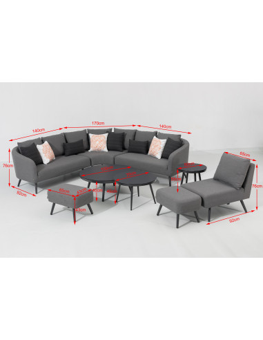 Luxusné záhradné sedenie Melia Lika-Tex® | DOPPLER