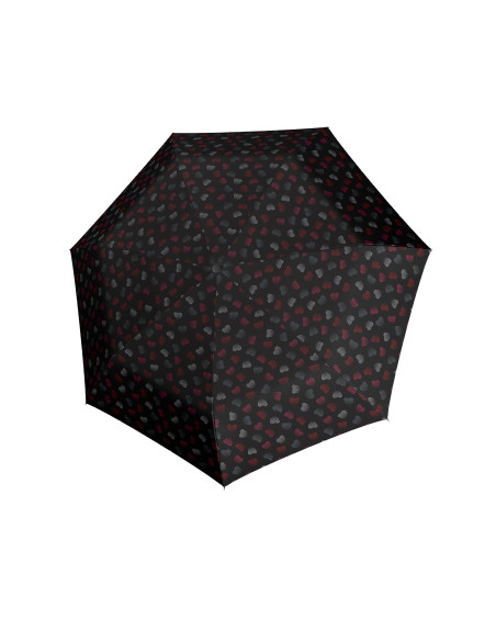 Mini Light Emotion black | Dámsky skladací dáždnik | Doppler