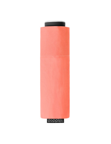 Fiber Mini Compact uni Neon Coral - dámsky skladací dáždnik | Doppler