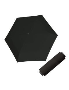 Fiber Mini Compact uni Black - dámsky skladací dáždnik | Doppler