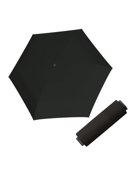Fiber Mini Compact uni Black - dámsky skladací dáždnik | Doppler