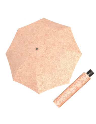 Fiber Mini Giardino soft orange Dámsky skladací dáždnik | Doppler CZ