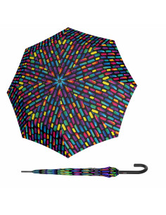 Knirps A.760 stick automatic create black | Holový vystreľovací dáždnik | Doppler