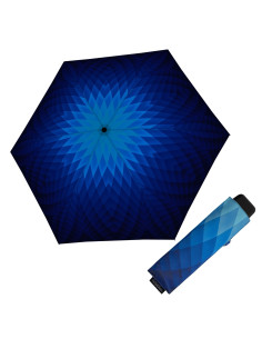 Carbonsteel Mini Slim Fusion blue | skladací dáždnik | Doppler