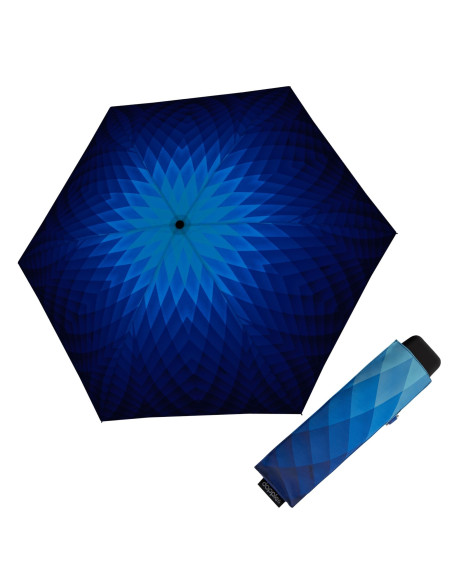 Carbonsteel Mini Slim Fusion blue | skladací dáždnik | Doppler