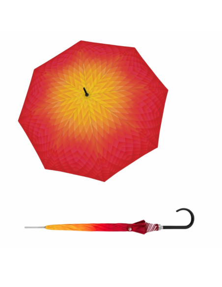 Carbonsteel Long AC Fusion red/yellow | Dámsky dáždnik | Doppler