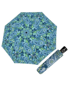 Fiber Magic Paisley blue | Dámsky skladací dáždnik | Doppler