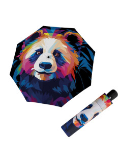 Modern Art Magic Mighty Panda | plne automatický dáždnik | Doppler