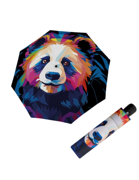 Modern Art Magic Mighty Panda | plne automatický dáždnik | Doppler