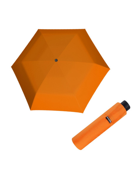Fiber Havanna Uni Vibrant orange |Dámsky skladací dáždnik | Doppler CZ