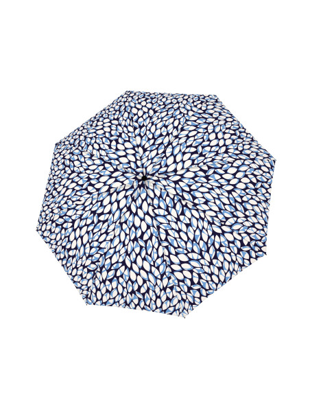 Fiber Mini Leaves blue | Dámsky skladací dáždnik | Doppler