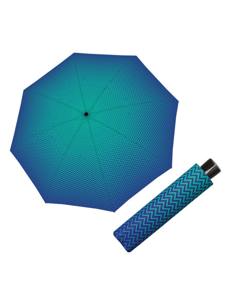 Fiber Mini Strong blue | Dámsky skladací dáždnik | Doppler