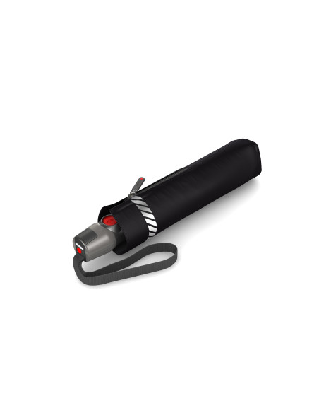 KNIRPS T.200 Reflective black | Plne automatický dáždnik | DOPPLER