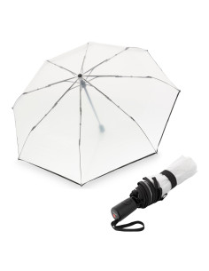 KNIRPS A.200 MEDIUM  Transparent Black | plnoautomatický dáždnik | Doppler