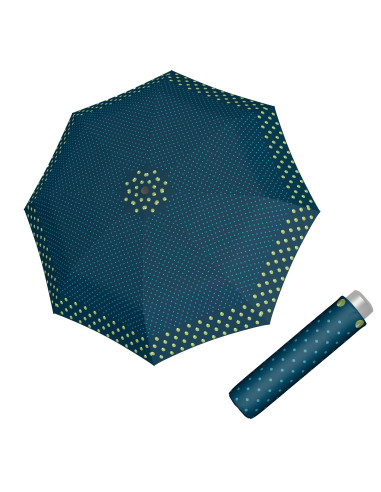 Mini Light Twinkle blue | Dámsky skladací dáždnik | Doppler