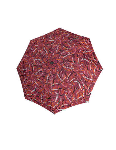 Mini Light Moving Lines red | Dámsky skladací dáždnik | Doppler
