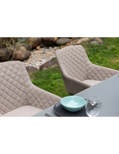 Paris Lika-Tex® mocca | Luxusné otočné záhradné kreslo | Doppler