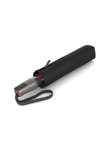 KNIRPS T.400 BLACK - elegantný pánsky plne automatický dáždnik