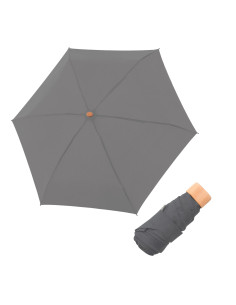 NATURE MINI Cork slate grey FSC® EKO dáždnik| Doppler