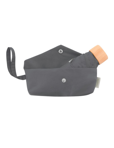 NATURE MINI Cork slate grey FSC® EKO dáždnik| Doppler
