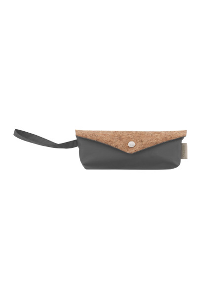 NATURE MINI Cork slate grey FSC® EKO dáždnik| Doppler