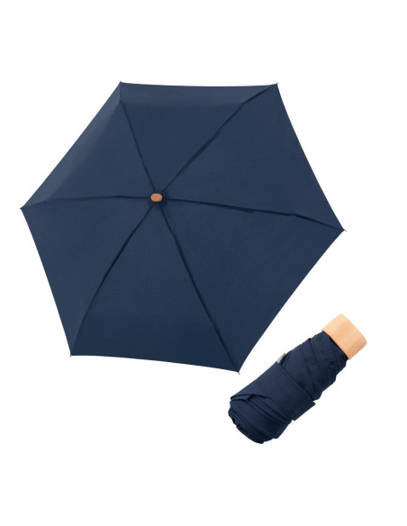 NATURE MINI Cork deep navy FSC® EKO dáždnik| Doppler